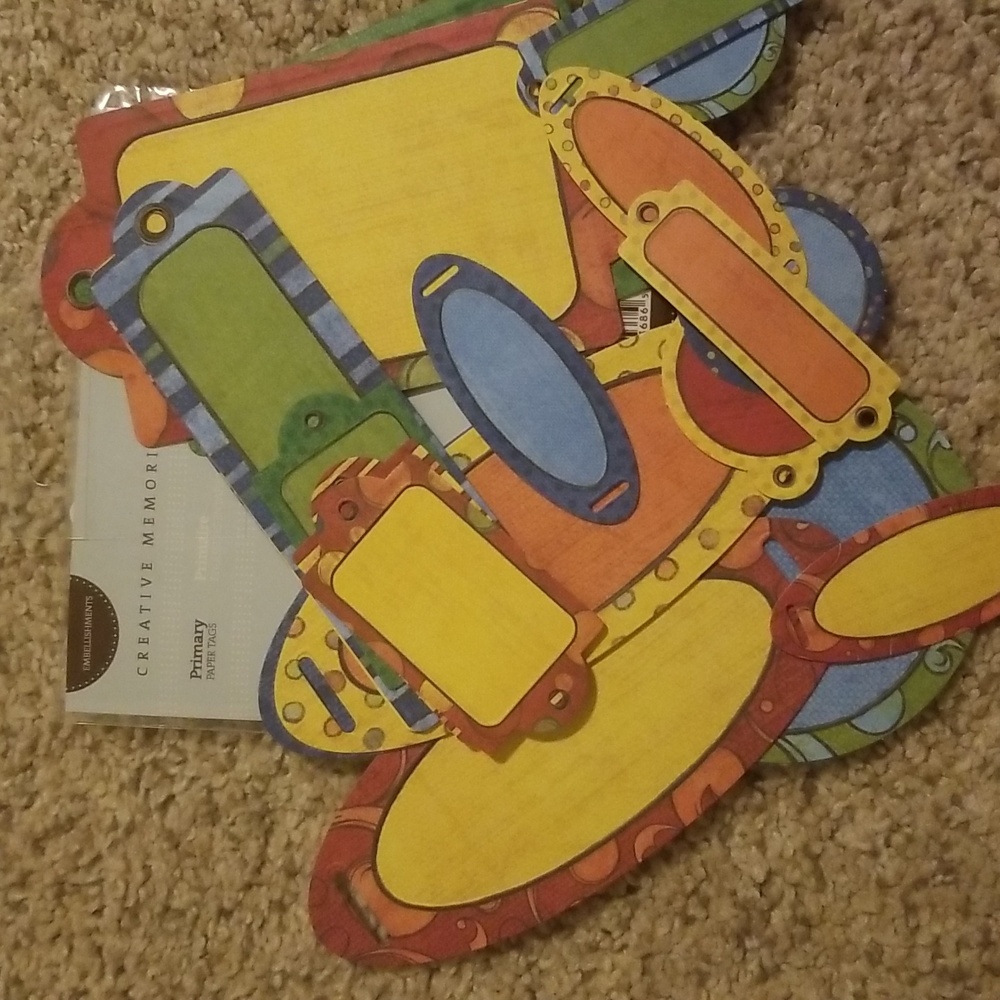 Creative Memories Paper Tags. Primary.